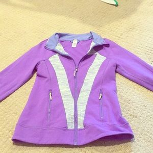 Ivivva zip up warm up jacket